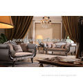 AC-3092 high quality luxury european style wooden carved sofa